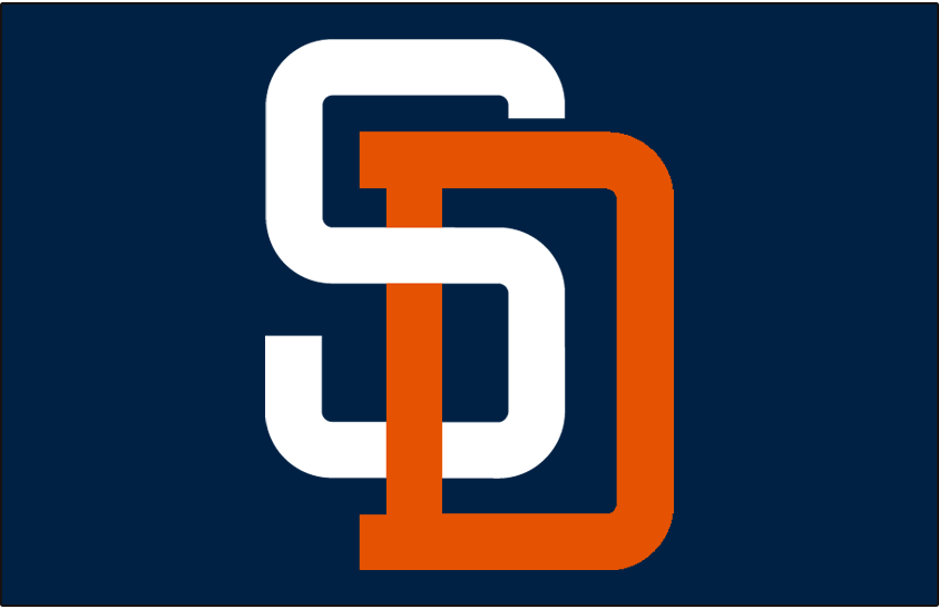 San Diego Padres 1991-2003 Cap Logo vinyl decal